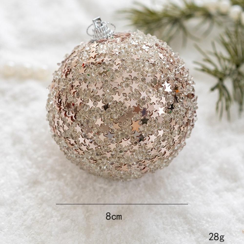 Foams Christmas Decor 8cm Christmas Tree Pendant Hanging Ornaments Christmas Party Supplies