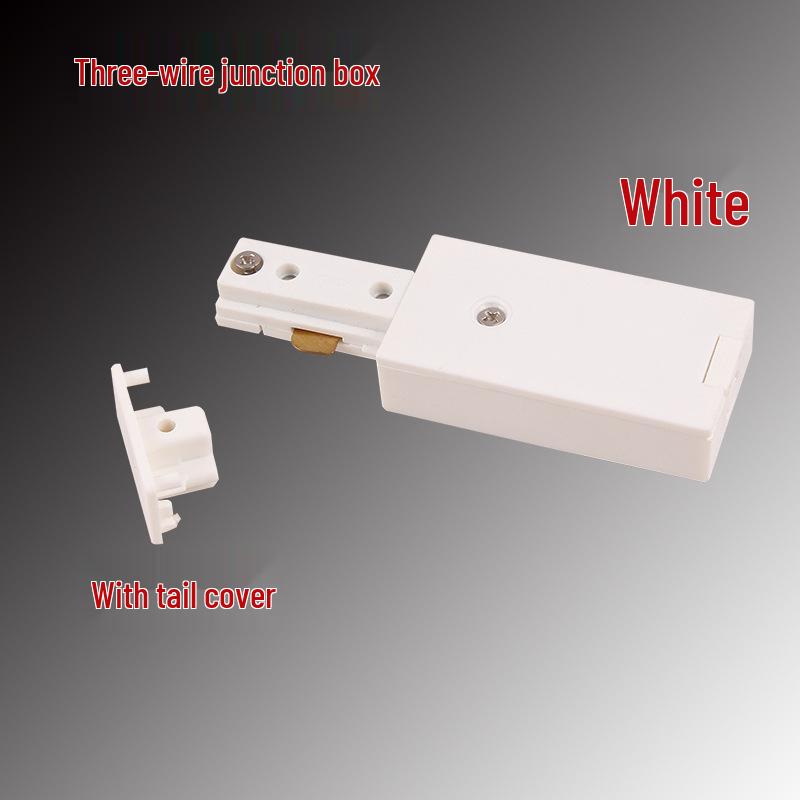 Track Power Junction Box - Dual/Triple Wire Connector for Square Track Lighting
