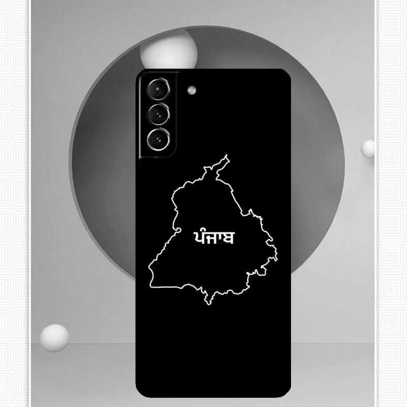 Чехол-карта Пенджаба для Samsung Galaxy S24 S23 S22 Ultra Note 10 Plus Note 20 S9 S10 S20 S21 FE Задняя крышка