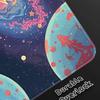 Коврик для мыши Клавиатура Коврик для мыши Игровая консоль Pad Настольные аксессуары офисный Pad Компьютер Ноутбук Pad Противоскользящий Туманность Галактика Космос Искусство