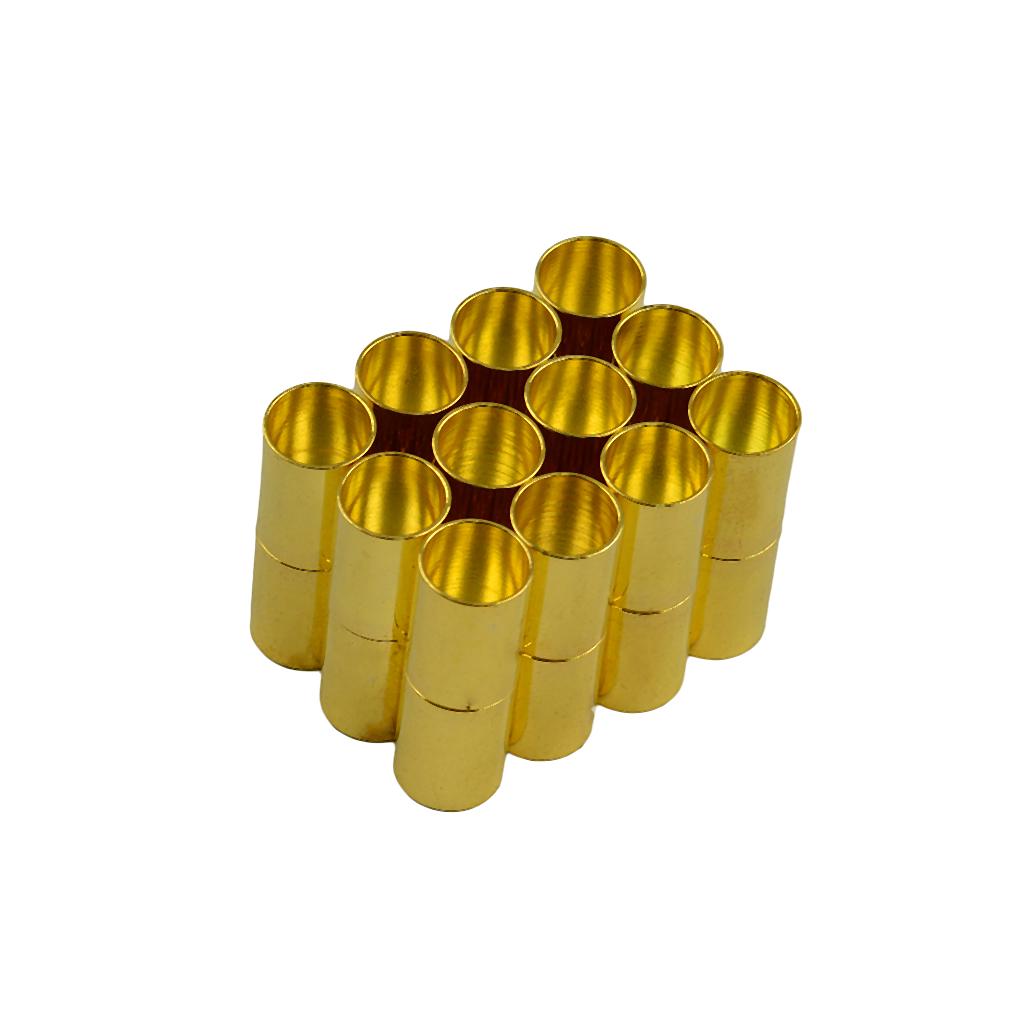 12 Sets Plated Leather Kumihimo Magnetic Clasp Jewelry DIY Making