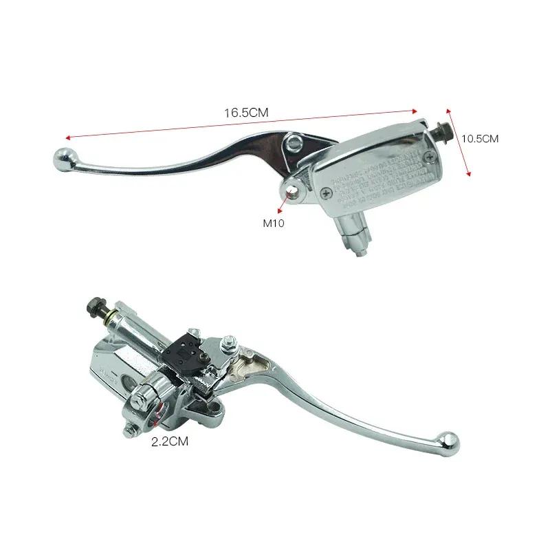 Right and Left 7/8" 22mm Motorcycle Front Brake Clutch Master Cylinder Hydraulic Pump with lever For Yamaha Suzuki Honda