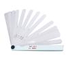 0.02 to 1.0mm Feeler Gauge 17 Blades Metric Feeler Gauge  Industrial Clearance Inspection