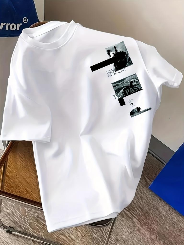 Vintage Street Art Photo Collage Print on Premium Soft 100 Cotton Unisexs T Shirt Perfect for Summer Casual Urban Style