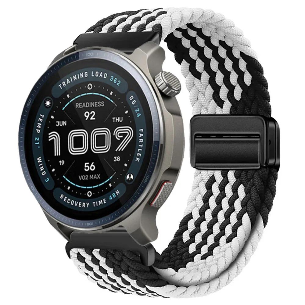 22 мм 20 мм Нейлоновый ремешок для Amazfit Balance 2 1 Спортивный браслет для Amazfit Helio/Active 2/Bip 6 5/GTR4 3/GTS 4 mini 3 Аксессуары