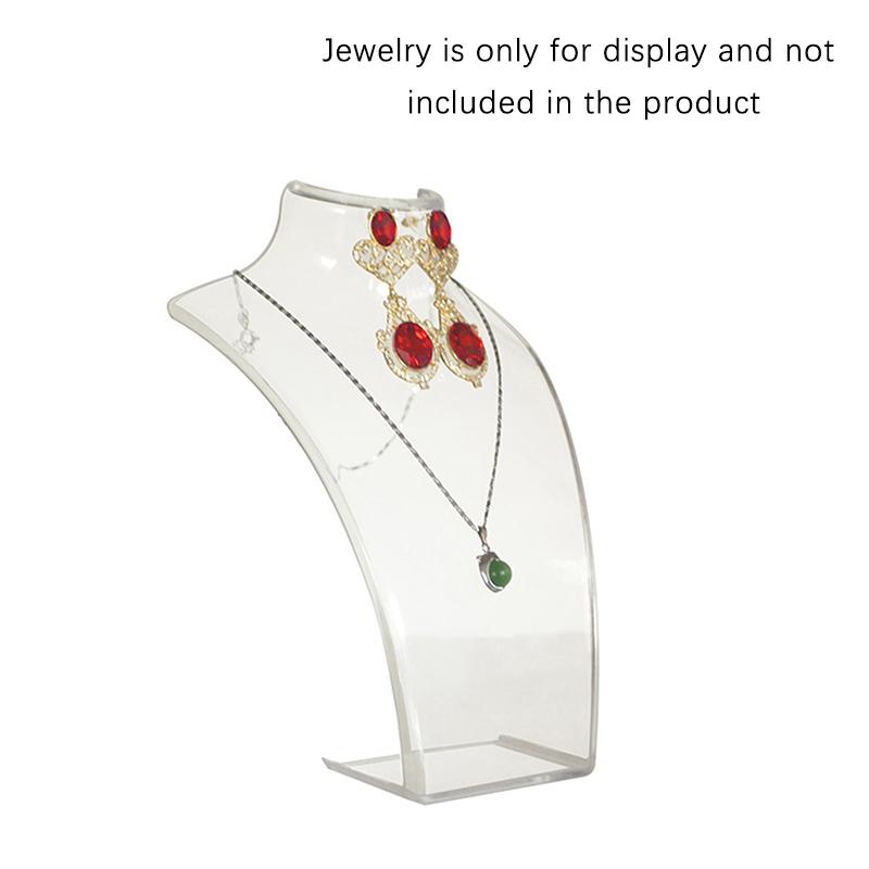 Mannequin Bust Jewelry Display Rack Necklace Display Holder Jewelry Organizer