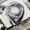 Women Elegant Square Scarf Wraps Neck Magnetic Buckle Scarf Cross Scarves Triangle Scarf Cross Neckerchief Scarf for Autumn Winter