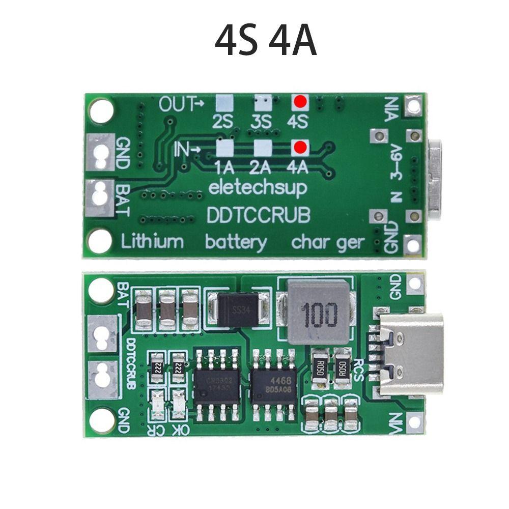 11.1V 14.8V Type-C к 8.4V 12.6V 16.8V Зарядка литиевой батареи Повышающая плата Повышающий модуль 2S 3S 4S