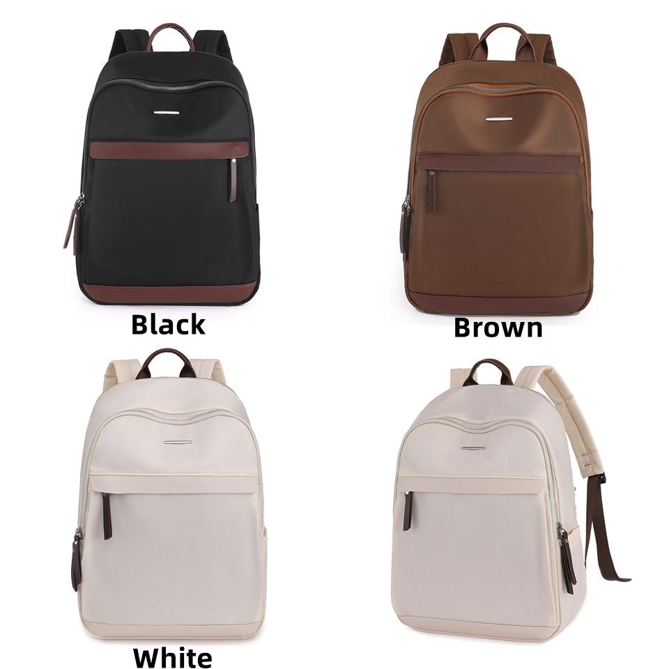 Школьный рюкзак для девочек-подростков, нейлоновый женский рюкзак, женский однотонный знаменитый повседневный женский рюкзак