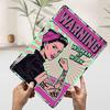 Woman At Work Warning Poster Customized Wall Art Vintage Metal Signs Retro Tin Plaque for Man Cave Bedroom Decoration Room Decor