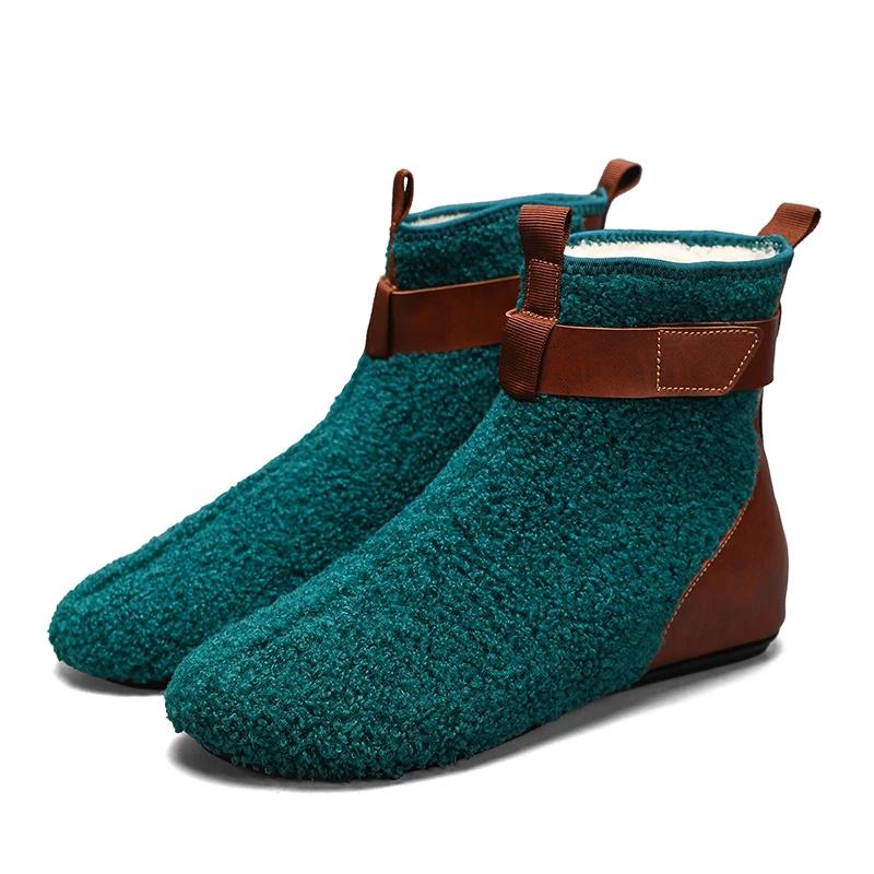 YRZL Мужская обувь Зимние мужские ботинки Мужские теплые тапочки Балетки Мягкие Нескользящие Мужские Повседневные Туфли Удобные Домашние Комнатные Тапочки Мужские