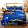 Starfish Seashell Beige Tropical Beach Ocean Duvet Cover Set Single Twin Double Queen King Cal King Size Bed Linen Set