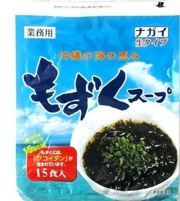 Суп из рыбы мозуку Nagai Okinawa Sea Blessings 35 г 15 порций x 12 упаковок Сырой тип Коммерческое использование