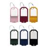 PU Leather Luggage Tag Suitcase Identifier Label Bag Tags for Boarding Bag Tag Travel Accessories