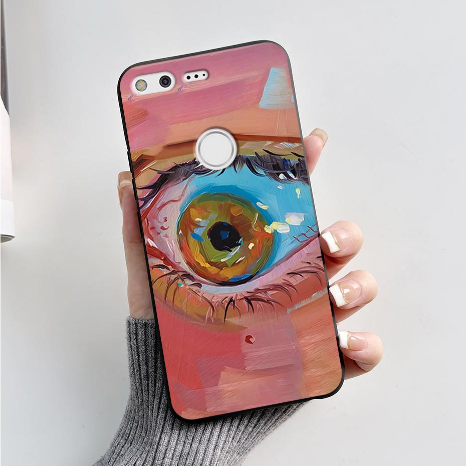 For Google Pixel XL Phone Case Cute Cartoon Soft Silicone Protect Cover Coque For Google Pixel 1 XL Pixel1 1XL Bumper Case Funda