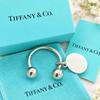 Хорошее состояние TIFFANY&Co. Серебряный брелок Tiffany 925 пробы с коробкой