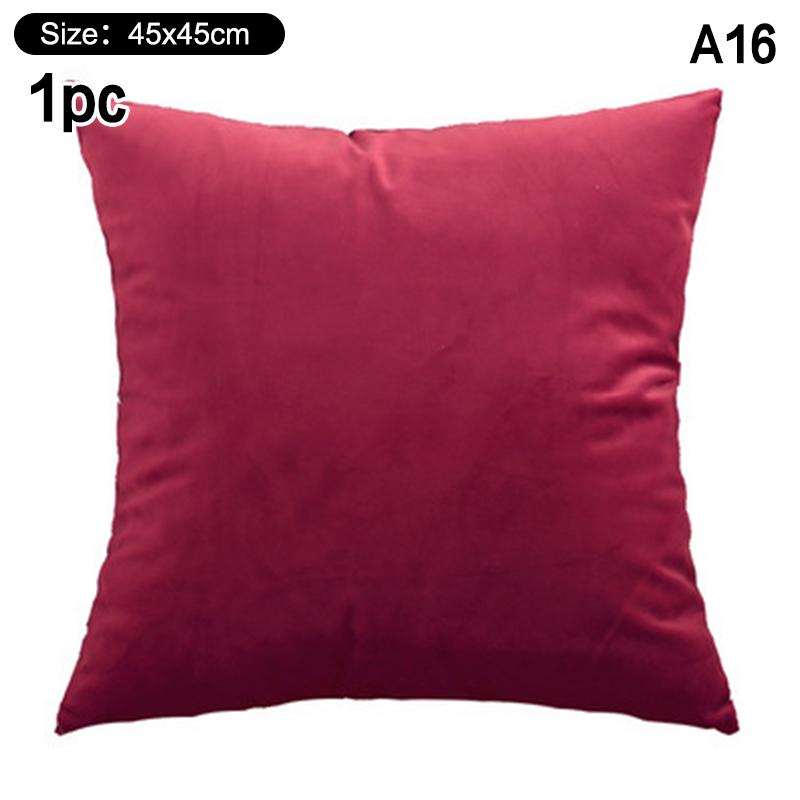 High-Quality 45*45CM Plush Pillow Case with Padded Layer for Cozy Home Decor