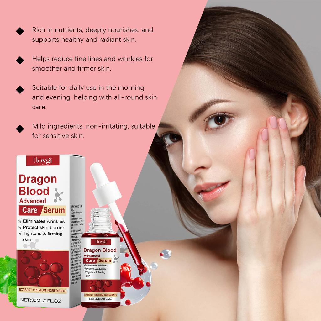 Сыворотка для улучшенного ухода «Кровь дракона»;Передовая антивозрастная сыворотка Укрепляет кожу, уменьшая выраженность мелких морщин и провисание. 30 мл