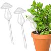 Самополивающиеся шары Прозрачные грибовидные колбы для полива растений Вставка для кашпо Автоматические поливочные устройства для комнатных и уличных горшечных растений