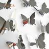 Talos 12Pcs/Set Mirror PVC Butterfly 3D Single Layer Wall Art Sticker Removable Home Decor