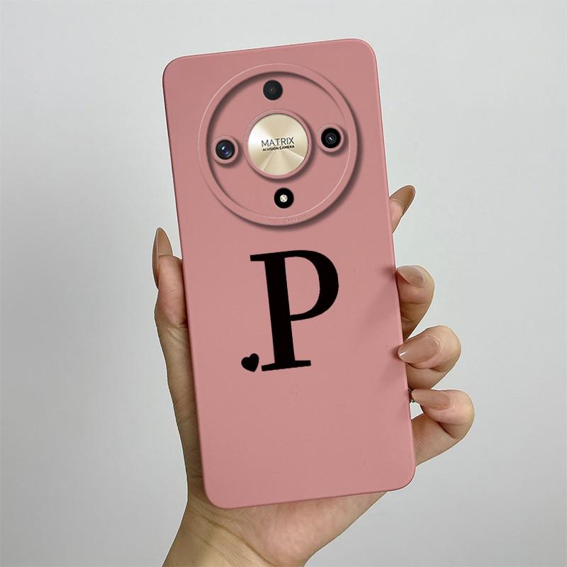 For Honor Magic5 Lite Case Magic 6 Lite Cute Couple Letters Cover Soft TPU Phone Case For Honor Magic6 Lite Magic 5 Lite Bumper