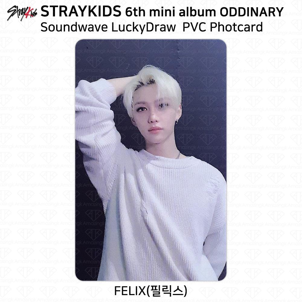 Stray Kids Шестой мини-альбом Oddinary SoundWave Lucky Draw Фотокарточка Polaroid KPOP