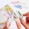 1pc Portable Scissors For Office Students Mini Stainless Steel Scissors Children Folding Scissors Decoration
