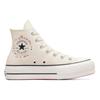Converse Chuck Taylor All Star Lift Platform High Little Flowers Женские кроссовки кремового цвета Egret Watermelon-Slushy A10147C