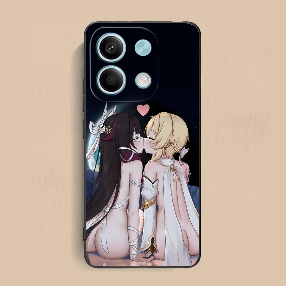 Game GI Lumine Matte TPU Mobile Phone Case for Xiaomi Redmi Note 14 13 12 11 S Pro Plus 4G 5G Colorful Printing Cover