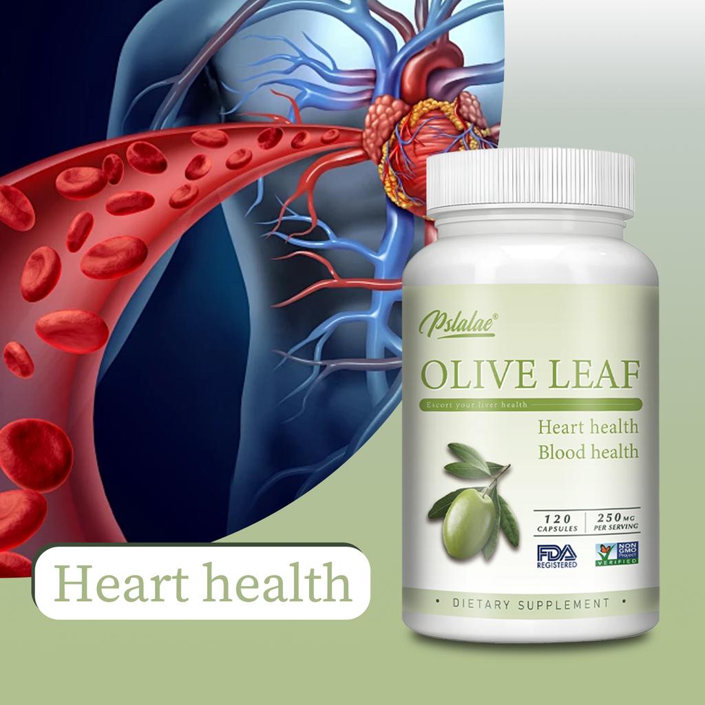 Pslalae - 250 mg Olive Leaf Extract Supplement - Heart Health