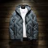 Men's New Winter Down Jacket Large Size Loose Cotton Jacket Youth Casual Solid Color Warm Down Jacket for Men