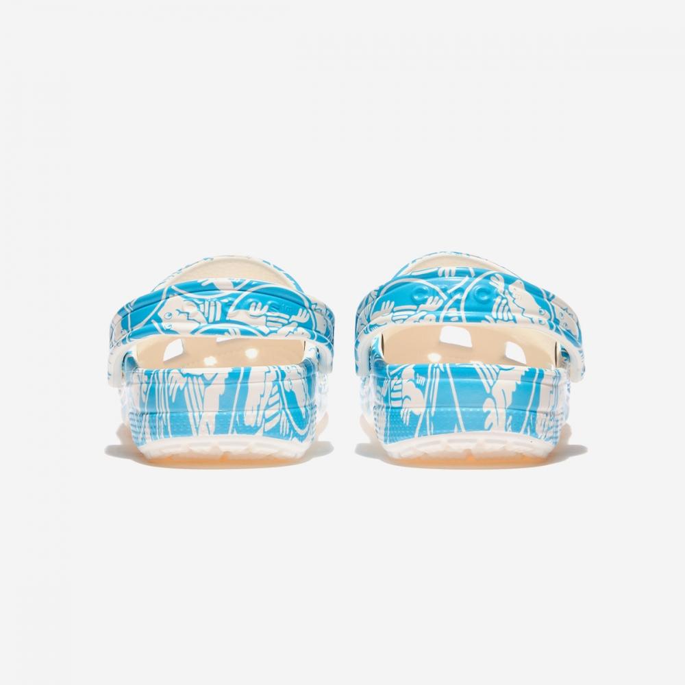 Crocs Классические сабо Duke Print Crs210003 Venetian Blue