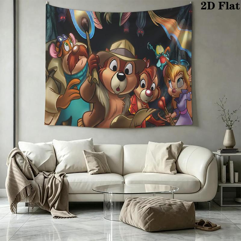 Chip'n Dale Pattern Home Decor Tapestry, Wall Hanging, Decorative RV Wall Cloth.DGT0925346