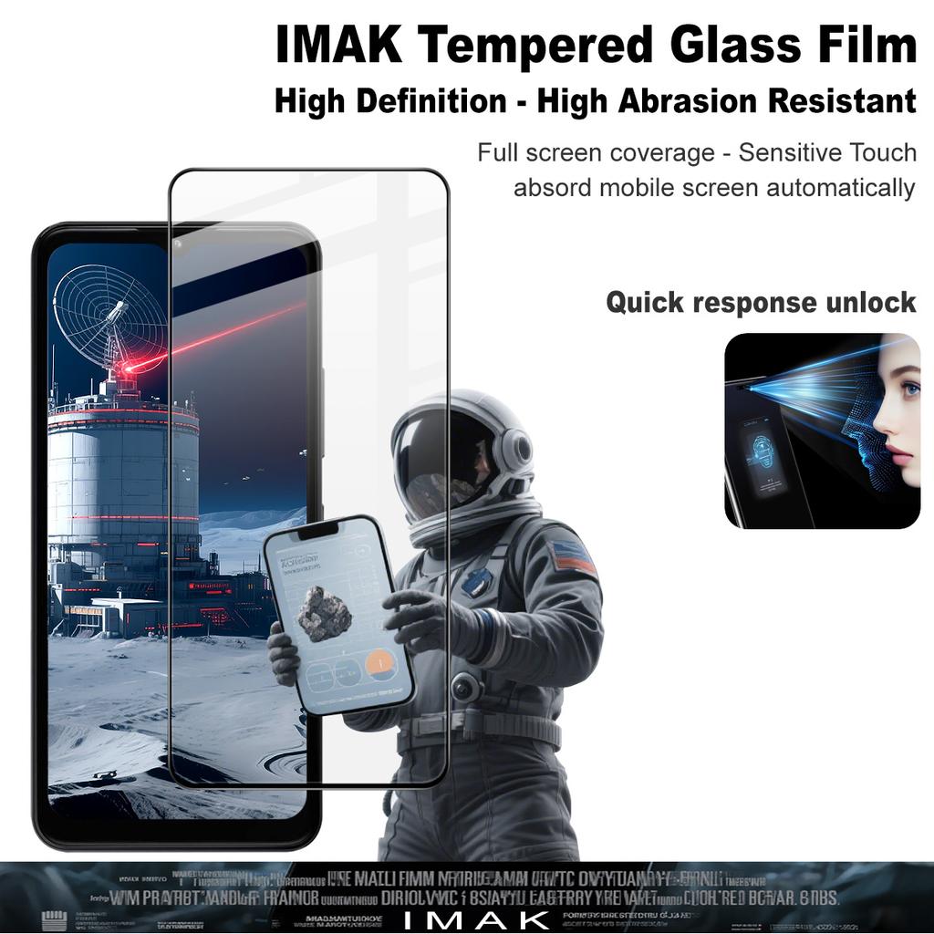 Для HMD Key 4G Стекло IMAK Полное покрытие Закаленное стекло Пленка Pro+ Серия 169мм