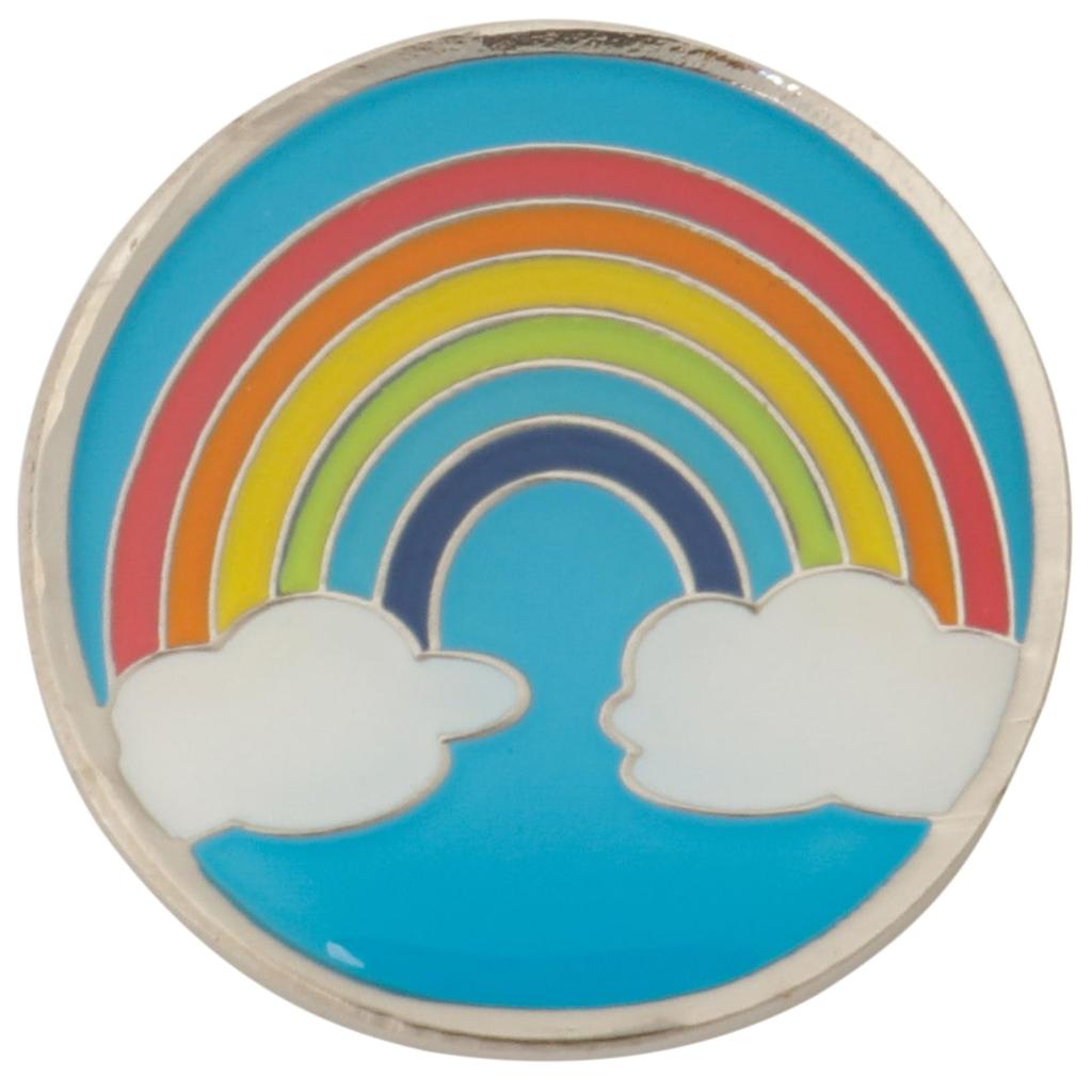 Магнитный маркер для гольфа Табата Зеленый маркер Милый дизайн Магнит для гольфа на траве Цвет, выделяющийся на траве Принадлежности для гольфа Приз за соревнования Подарок Радуга