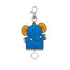 SK Japan Tabekko Animal Rubber Reel Keychain, Elephant 14926