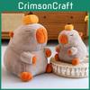 Persimmon Capybara Cartoon Plush Doll Childrens Birthday Gift Decoration Home