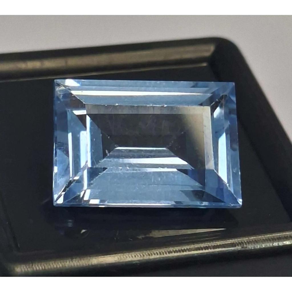 Natural Sky Blue Aquamarine Baguette 10-12 Ct Stunning Loose Gemstone