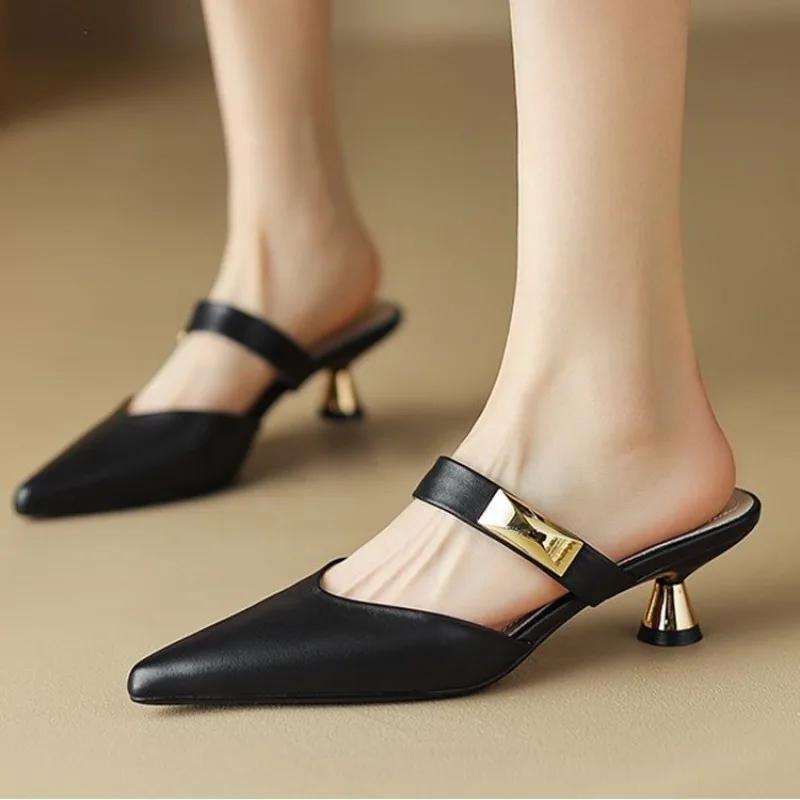 Модная уличная обувь на каблуке, шлепанцы в корейском стиле, летняя обувь по акции, лучшие дизайны, распродажа, ПВХ женские тапочки и женские сандалии