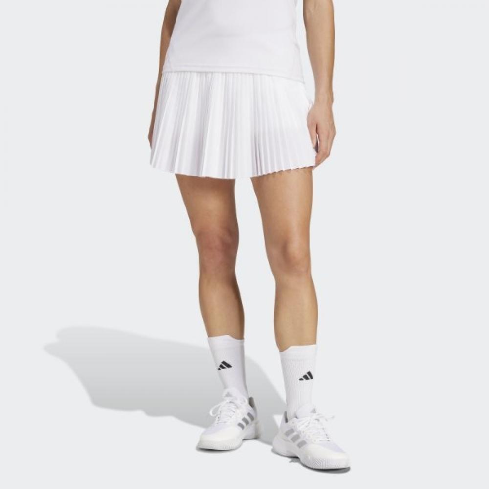 Adidas Women S Mid riSe Club Pleated Skirt With Climacool