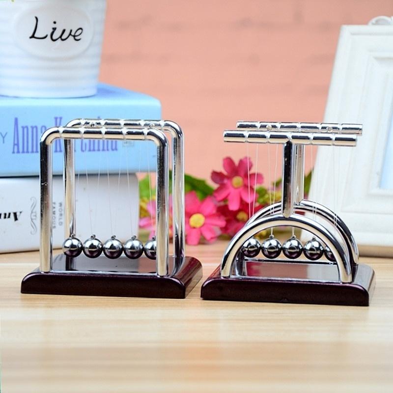 Cradle Balance Steel Balls Perpetual Motion Collision Ball School Teaching Physics Science Pendulum Home Decoration