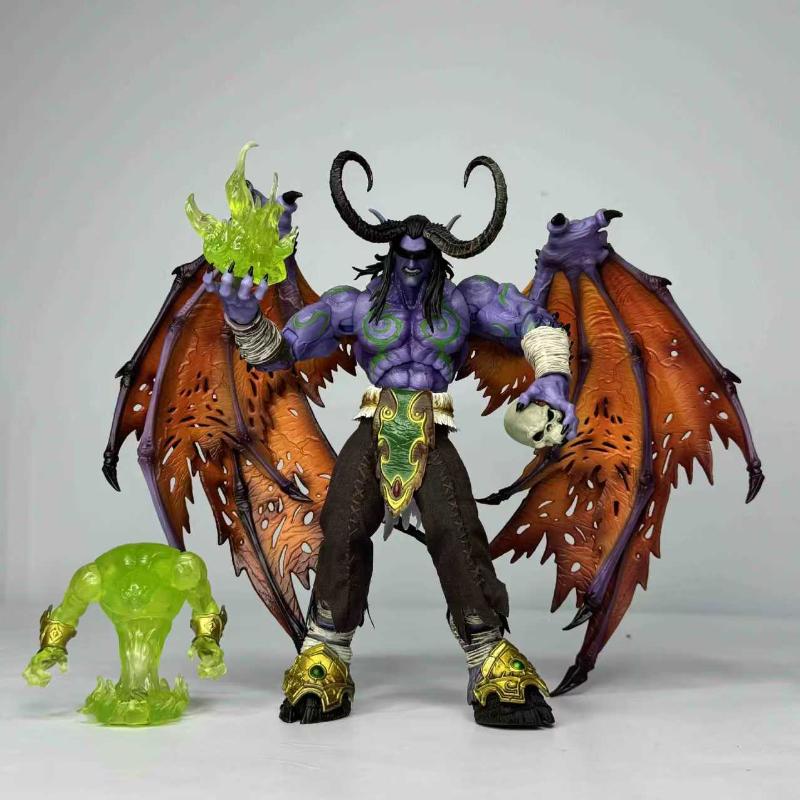 Special OfferIn Stock S.H.Figuarts Illidan Stormrage Anime Games Articulated Action Figure Collectible Mol Toy Ornaments From Ho
