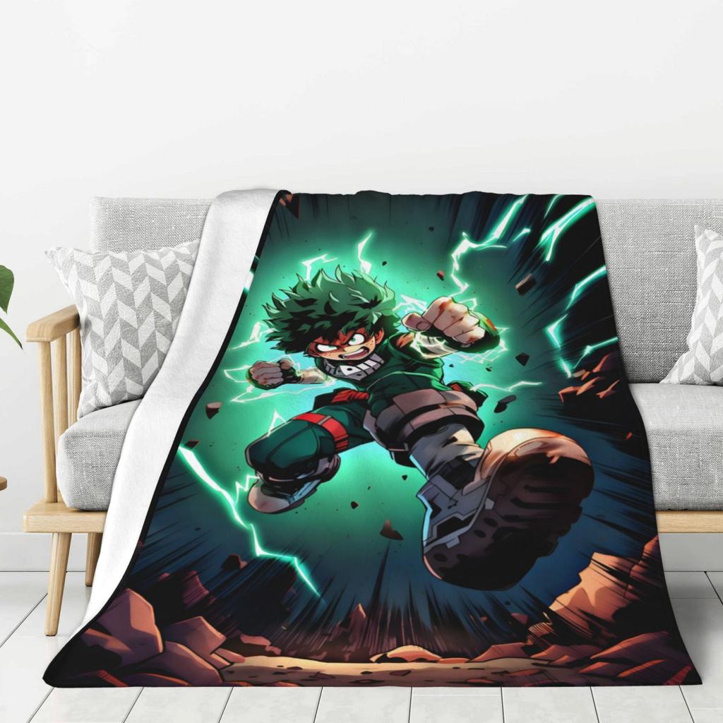 Моя геройская академия Мультяшный плед Теплые флисовые одеяла Мягкое и удобное одеяло Домашнее дорожное одеяло Подарок на день рождения