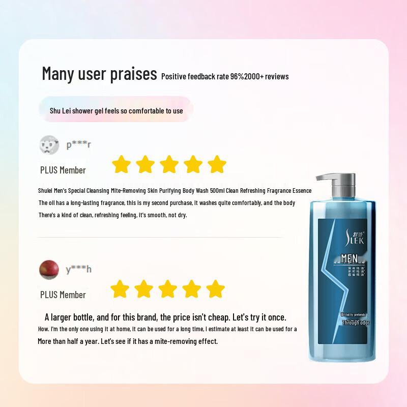 Sleek Men's Refreshing Shower Gel