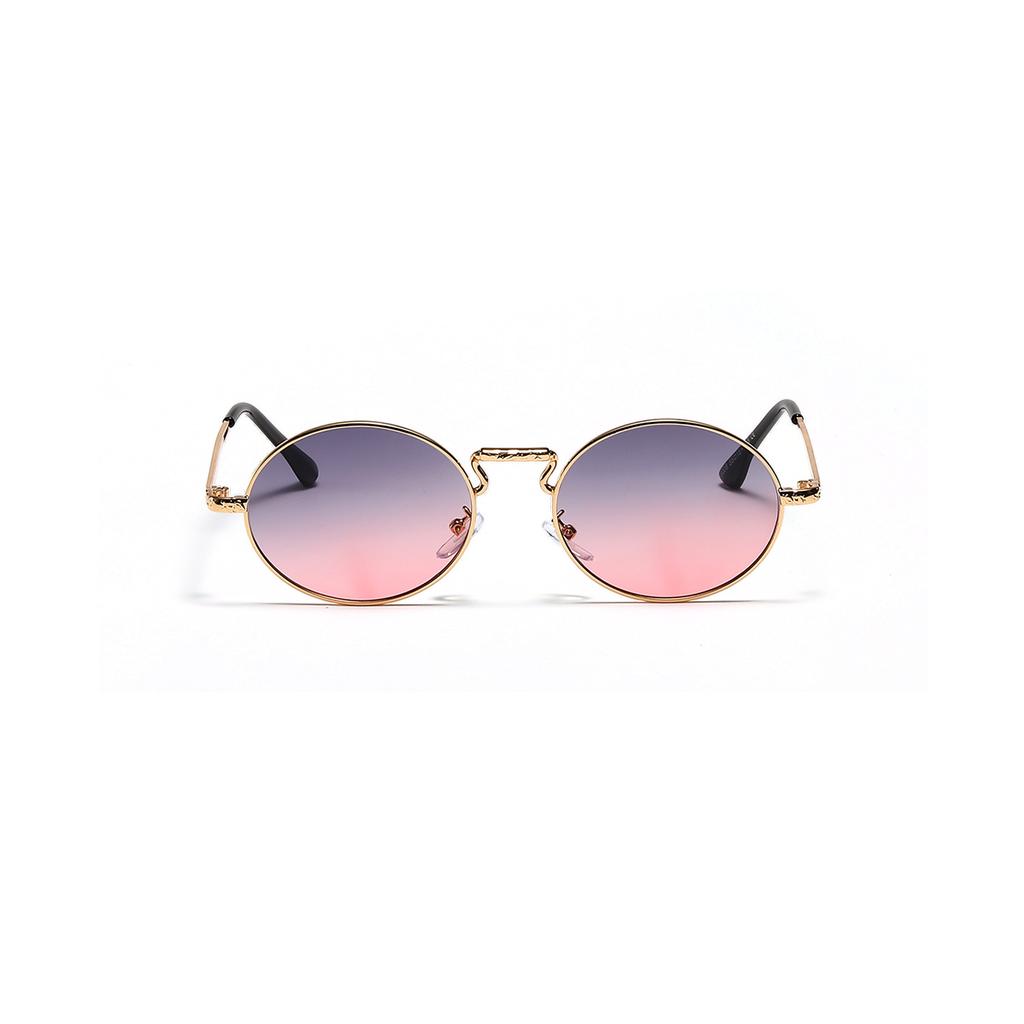 Metal Small Frame Glasses Round Street Shot Colored Sunglasses Female Best Man Prince Glasses Performance Sunglasses Female And Male