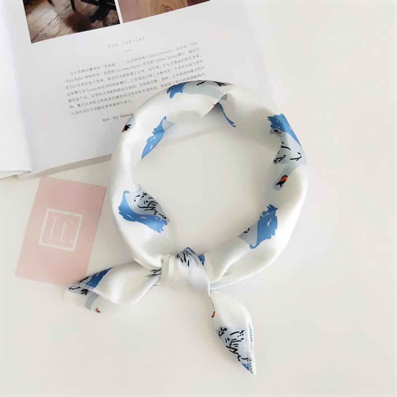 Scraf Square Scarf Lady Gifts Silk Scarf Fashion Scraf Gifts Fashion Accessories Clothing Accessories  Beads