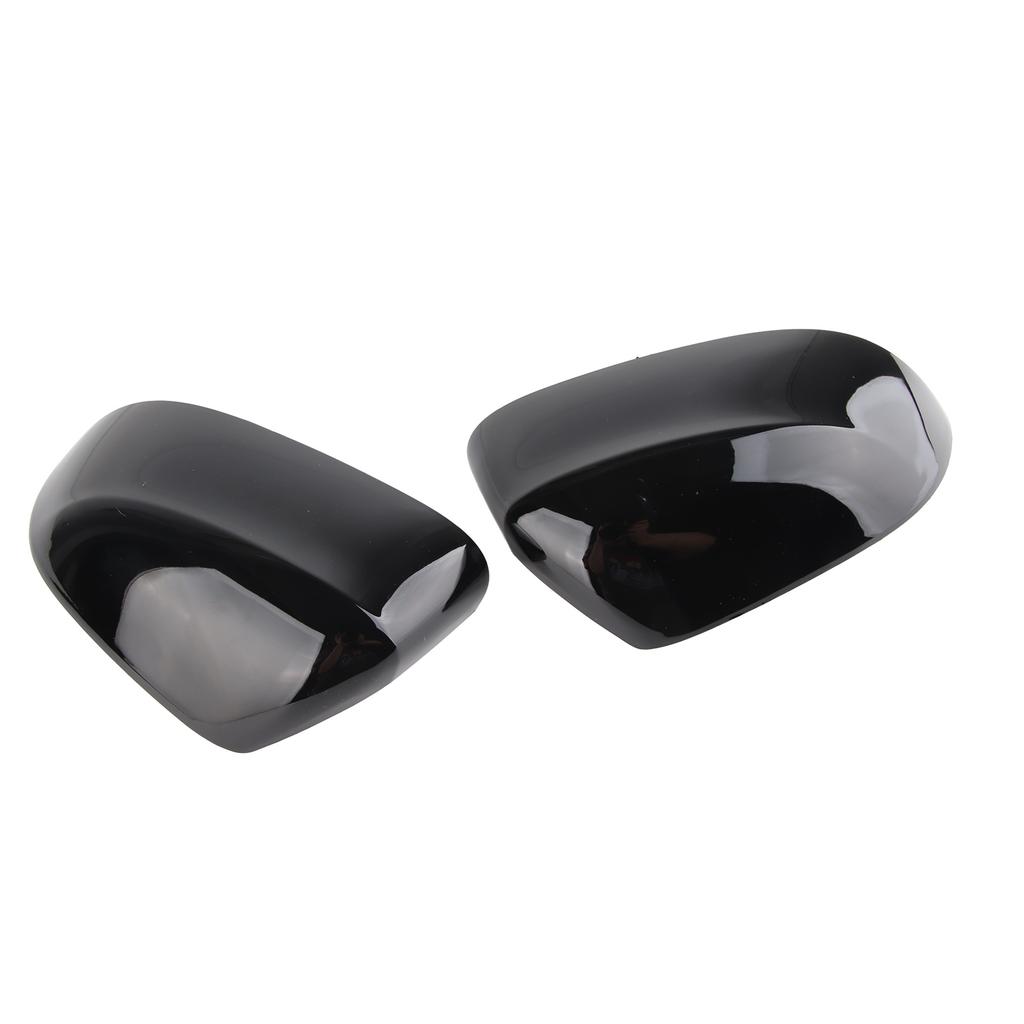 1 пара боковых накладок на зеркала заднего вида, глянцевые черные, стильные, прочные, легкие, накладки на дверные зеркала