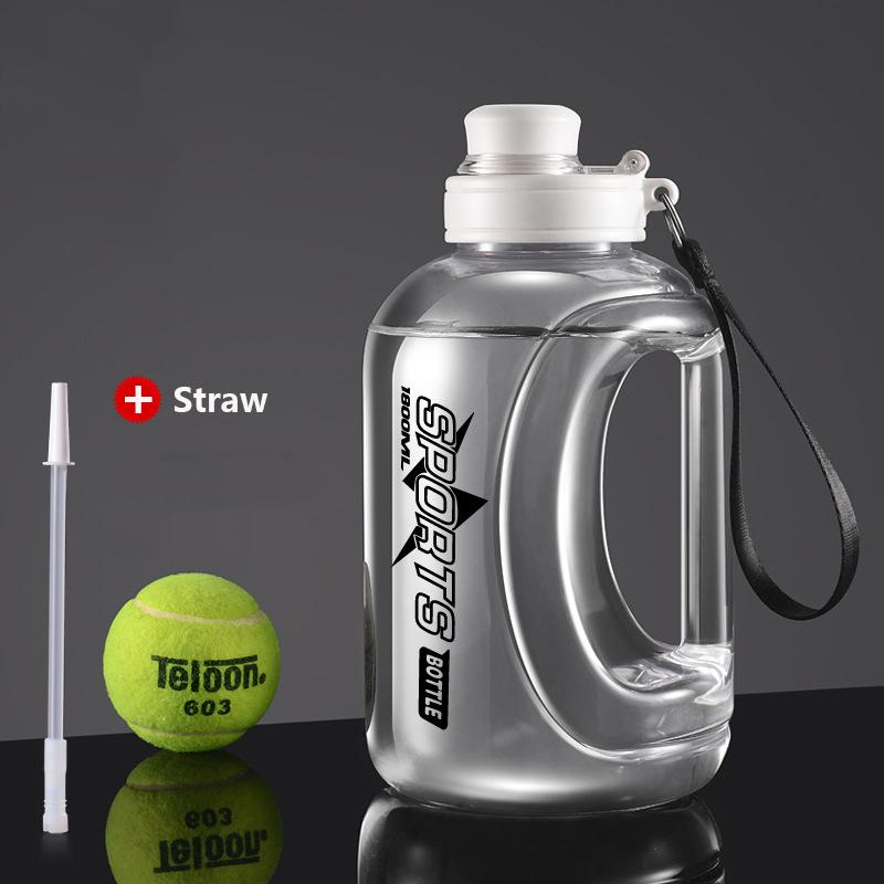 Portable Water Bbottle With A Built In Straw And Shoulder Strap In Eco Friendly Material Suitable For Fitness And Outdoor Activi