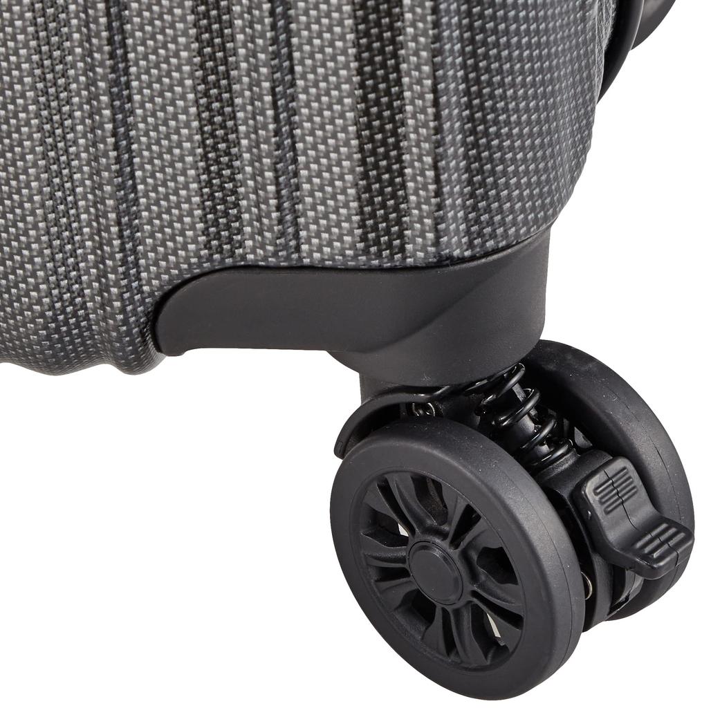 Ультрашок Двойные Колеса Антибактериальные и Неприятные Запахи TSA Extended 1 Carbon Black [Wisely] Чемодан, Легкий, Функция Поглощения/Ограничения, Ролики, Устойчивый,