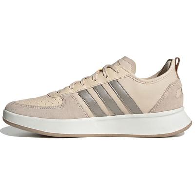 Кеды теннисные низкие женские серые розовые серебристые с амортизацией Court 80s EE9835